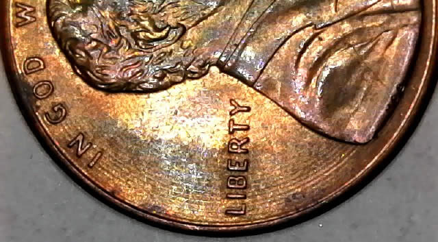 1996-D-Lincoln-Memorial-Cent-With-Nice-Lathe-Lines-Found-CRH!-2nd-Example